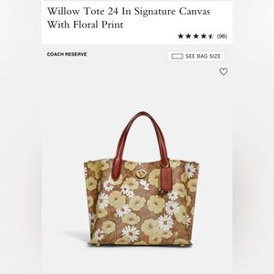 Coach Willow Tote